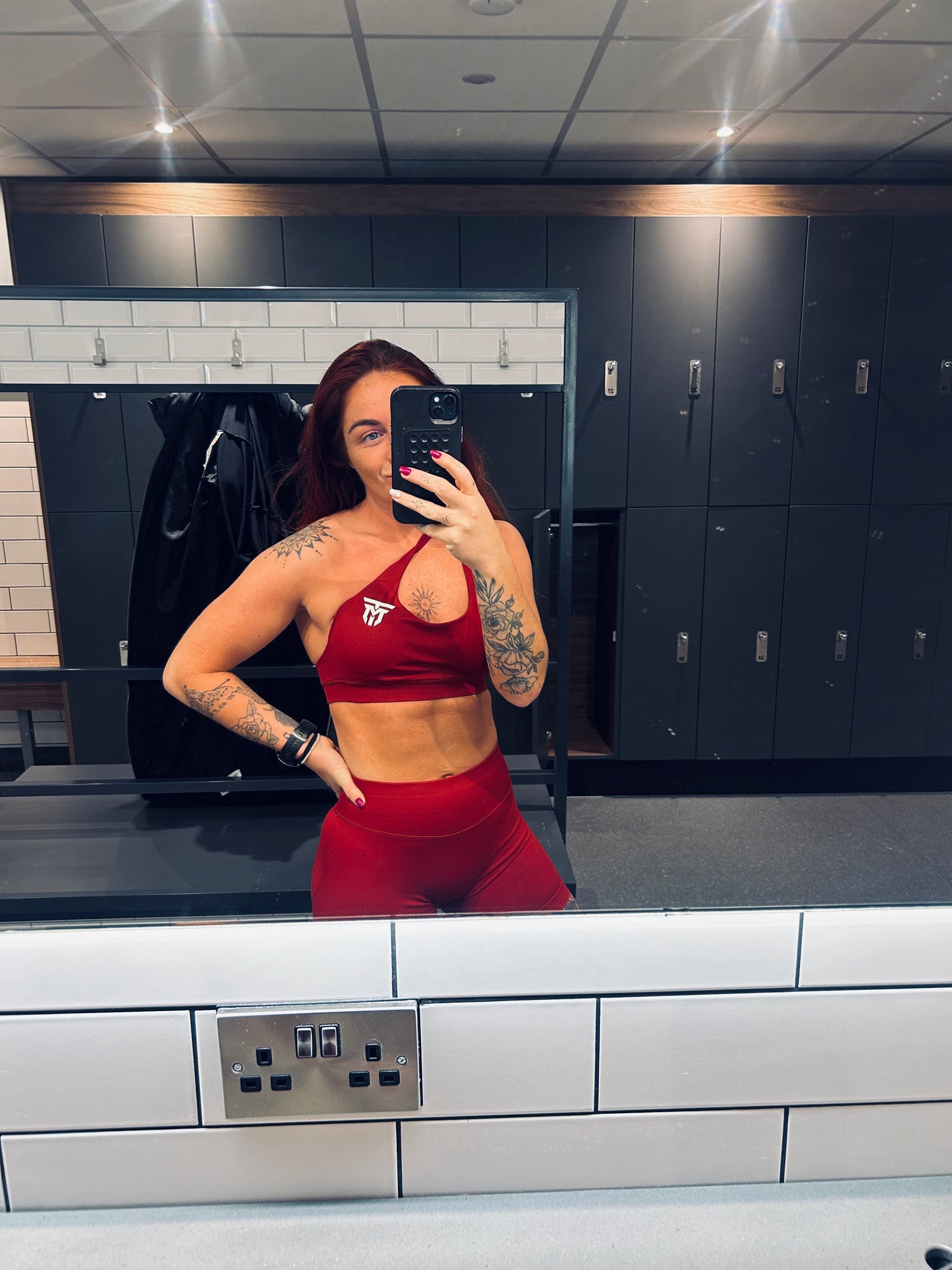 One shoulder Sports Bra